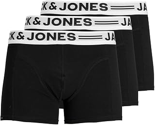 JACK & JONES Men's Trunks 3 Boxer Shorts Multipack