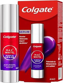 Colgate Max White Purple Serum 40ml Instant Teeth Whitening Booster Instant Whitening Whitening Formula Dual Action White Teeth Instant Color Correction Technology