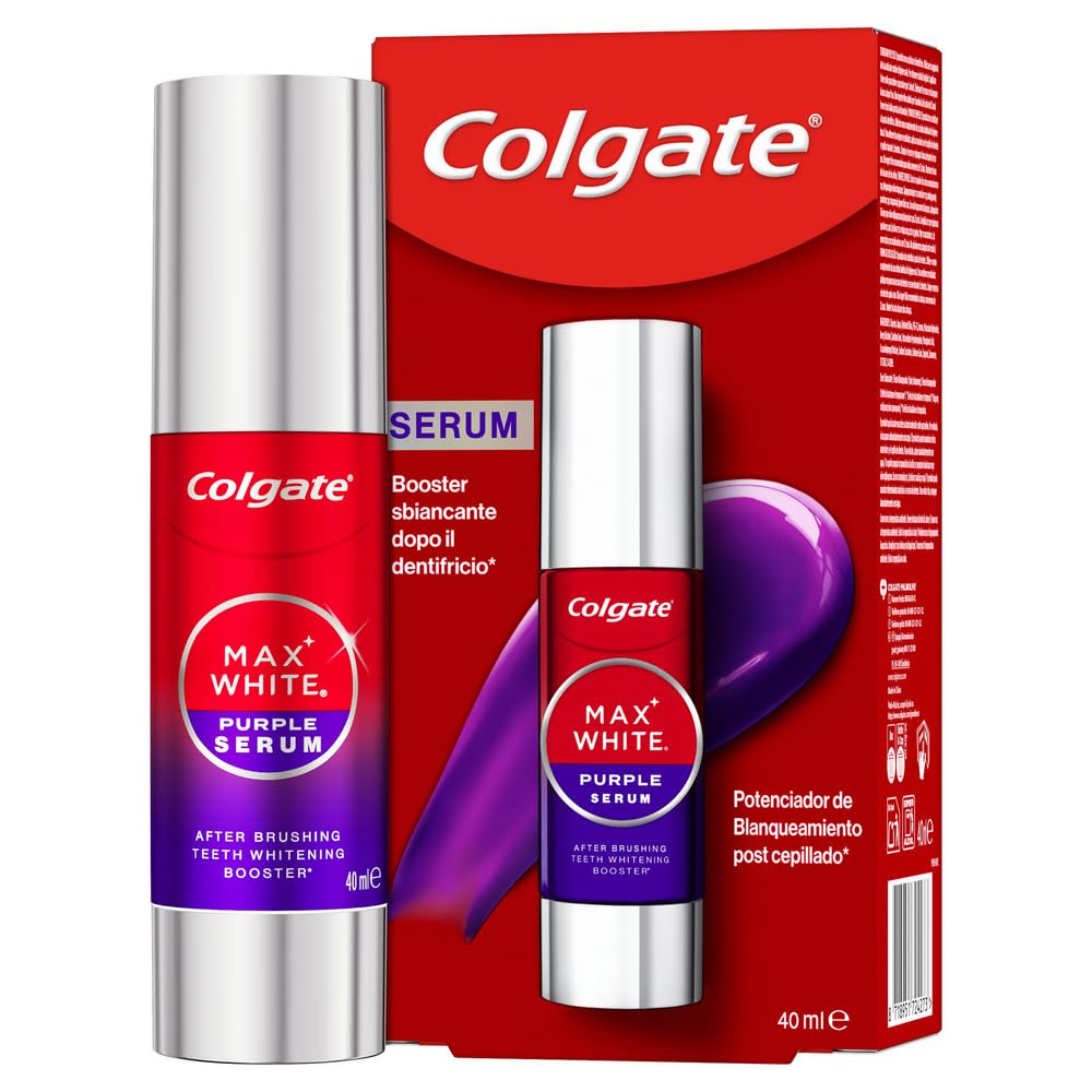 Colgate Max White Purple Serum 40ml Instant Teeth Whitening Booster Instant Whit