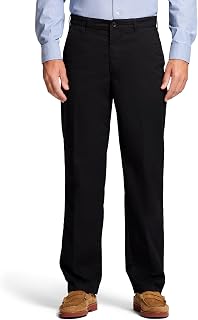 Izod Men's Performance Stretch Classic Fit Flat Front Chino Pant Casual Pants