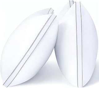 viewstar Pillows Queen Size 2 Pack, Firm Support Gusseted Bedding, White