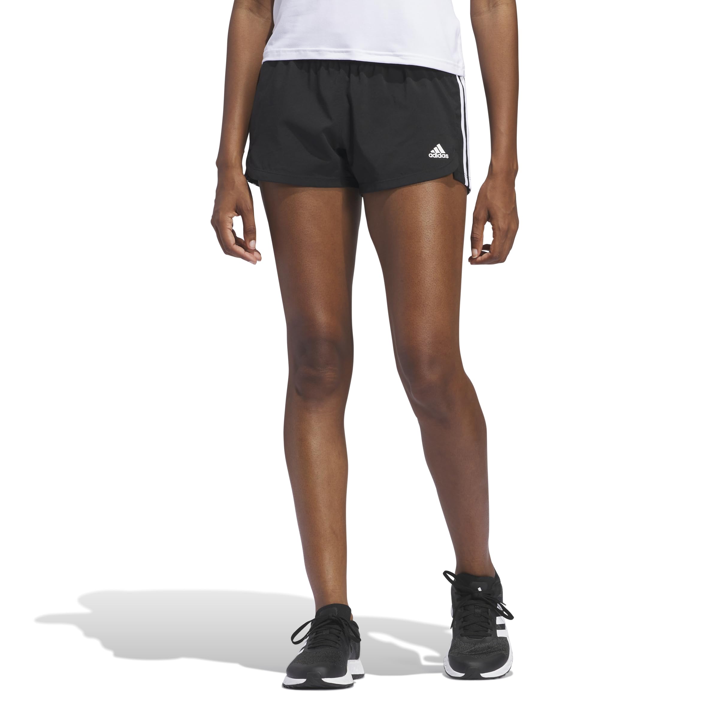 adidas Women's Pacer 3 Stripes Training Shorts