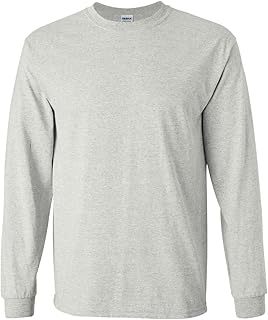 Gildan Unisex Ultra Cotton Long Sleeve T-Shirt, Style G2400 T-Shirt (Pack of 10)