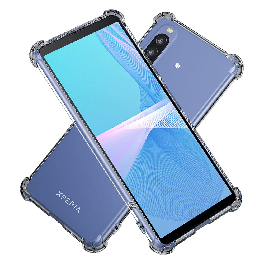 Hy+ Xperia 10 III Compatible SO-52B SOG04 Shockproof Case US Military MIL Standa