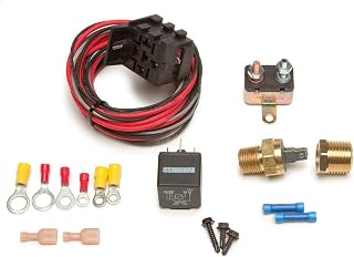 Painless Performance 30103 Fan Relay with Thermostatic Switch, 185 On/175 Off