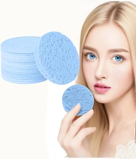 Compression Sponge 10 Pack Expandable Cleaning Sponge for Kitchen Bathroom Travel Portable Absorbent Sponge Pad (Blue)