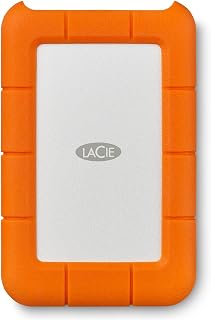 LaCie 5TB Rugged Mini Portable Hard Drive | USB 3.0 (STJJ5000400) | All-terrain portable HDD, drop, crush & rain resistant, bus-powered. Adobe CC trial included. 3-Year Warranty + 3-Year Rescue
