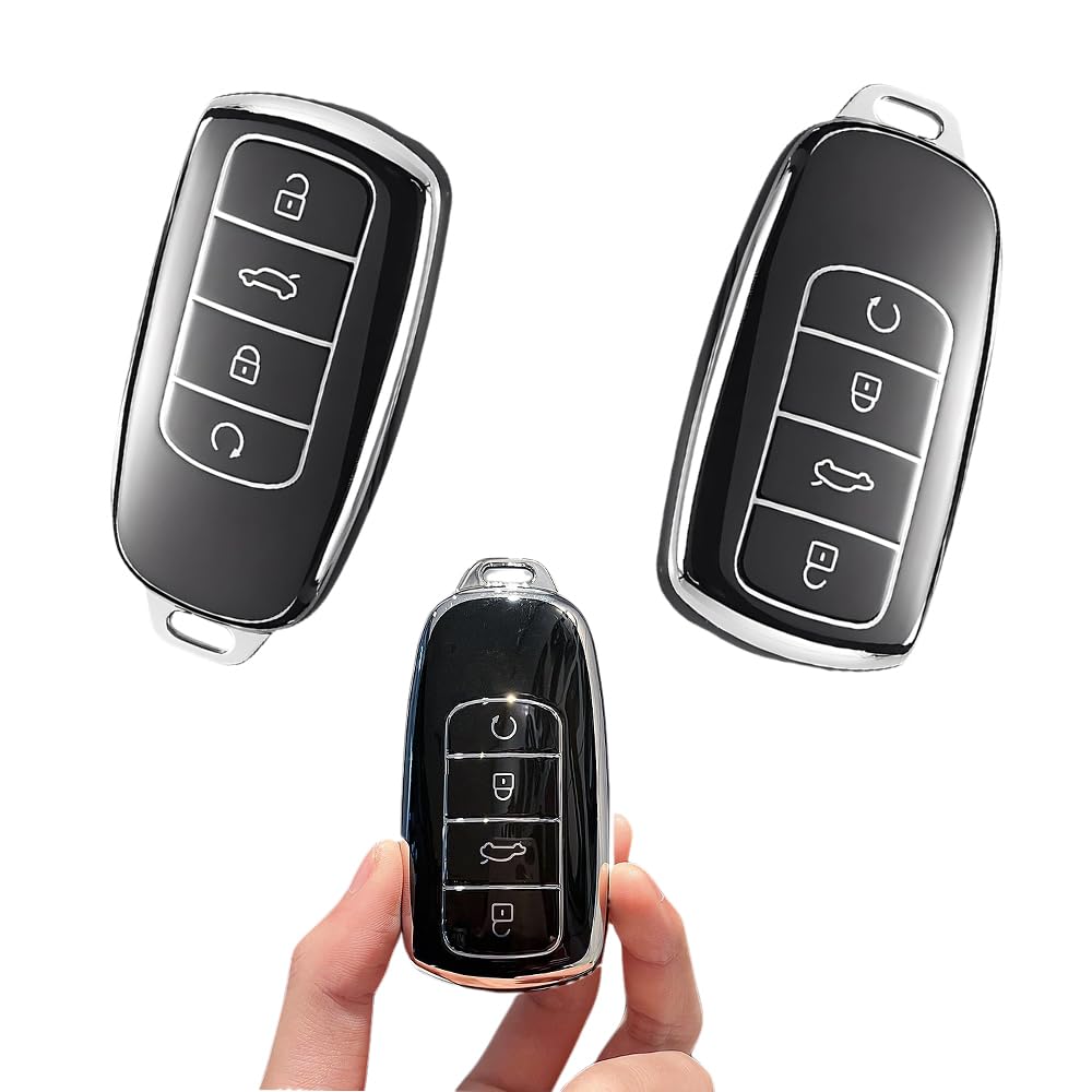 2PCS Jaecoo 7 Key Fob Holder & Omoda 5 Key Cover Set | 360° TPU Car Key Cover | 