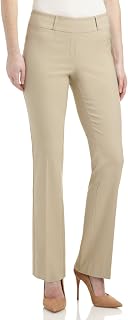 Rekucci Womens Ease into Comfort Fit Elasticated Waist Barely Bootcut Stretch Trousers
