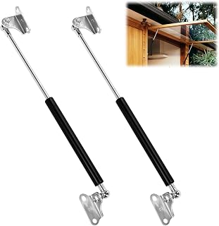 2pcs 500MM 450N/101Lb Gas Struts,Universal Lift Support Springs Heavy Duty Gas Spring with Brackets for Heavy Lid Cabinet Door Truck Ottoman Bed Floor Hatch Door and Other Heavy Duty Project(20in450N)