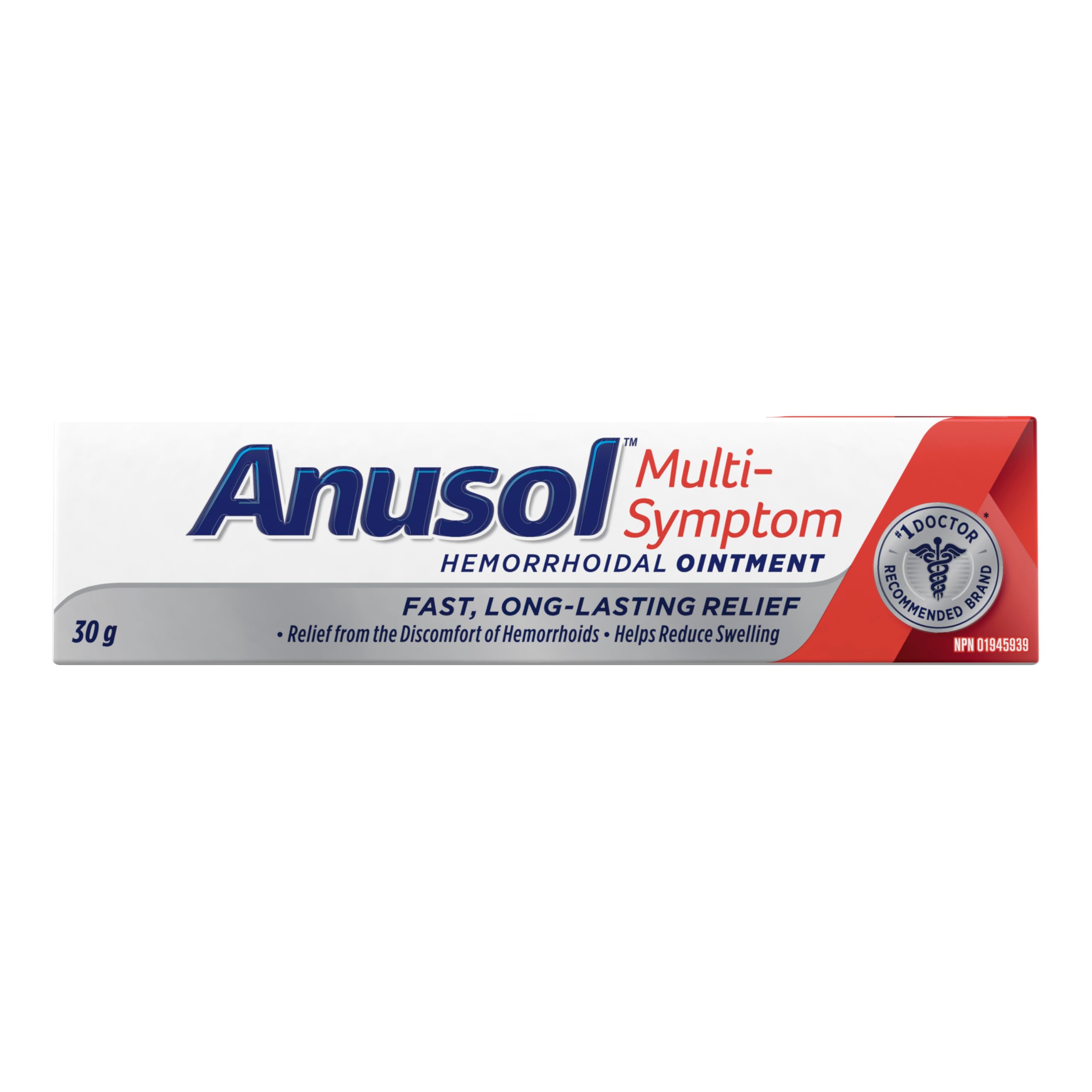 Anusol Multi-Symptom Hemorrhoidal Ointment, Hemorrhoid Relief, 30 g | Fast, long