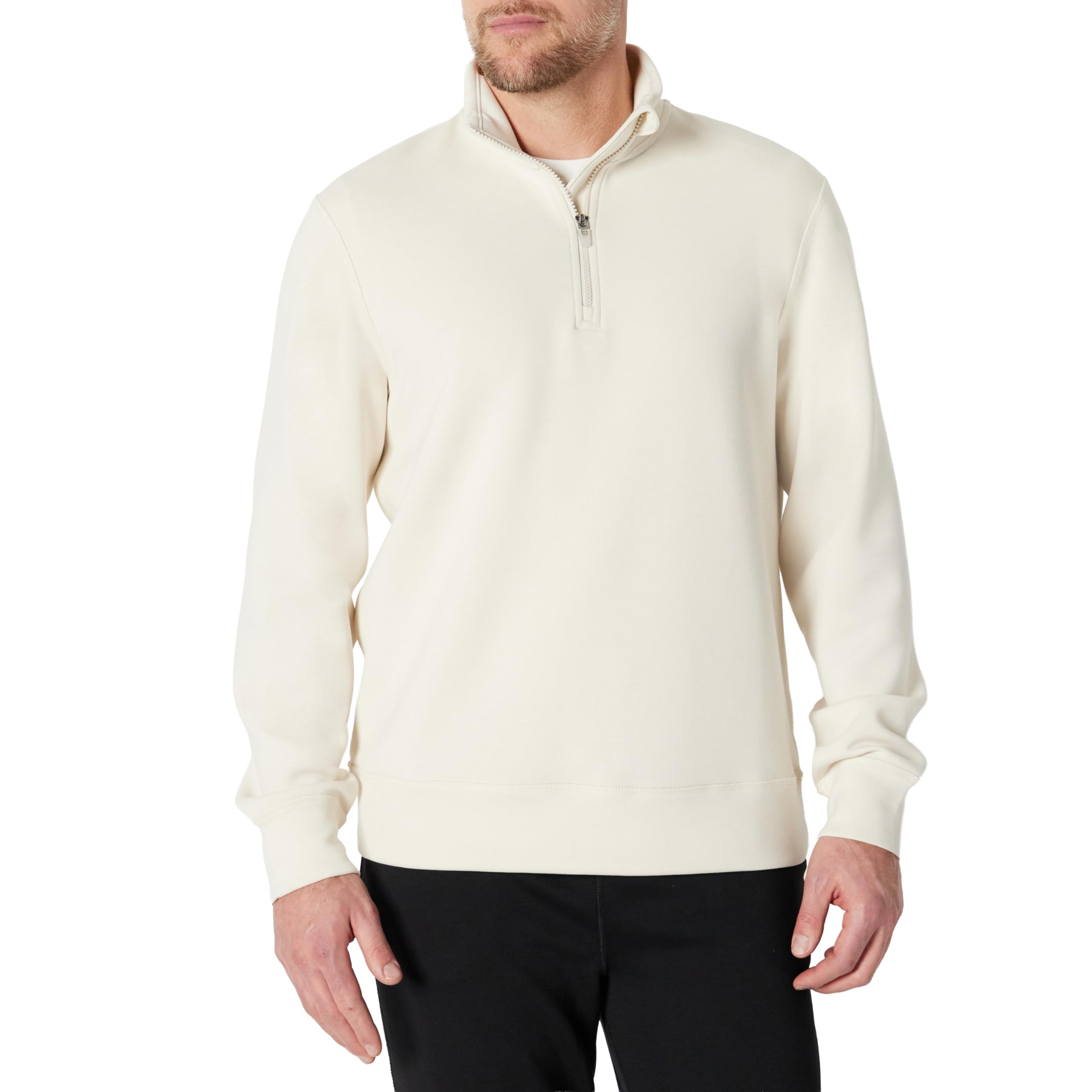 Amazon Essentials Men's Active Sweat Relaxed-Fit Quarter-Zip Sweatshirt