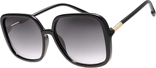 The Fresh Women's Oversized Square Jackie O Cat Eye Hybrid Butterfly Fashion Sunglasses - Exquisite Packaging