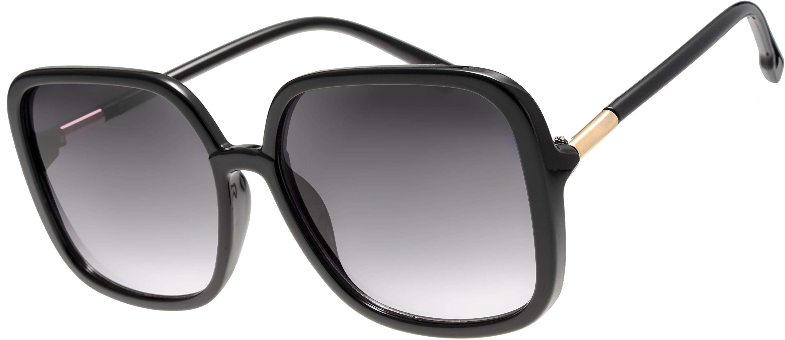The Fresh Women's Oversized Square Jackie O Cat Eye Hybrid Butterfly Fashion Sun