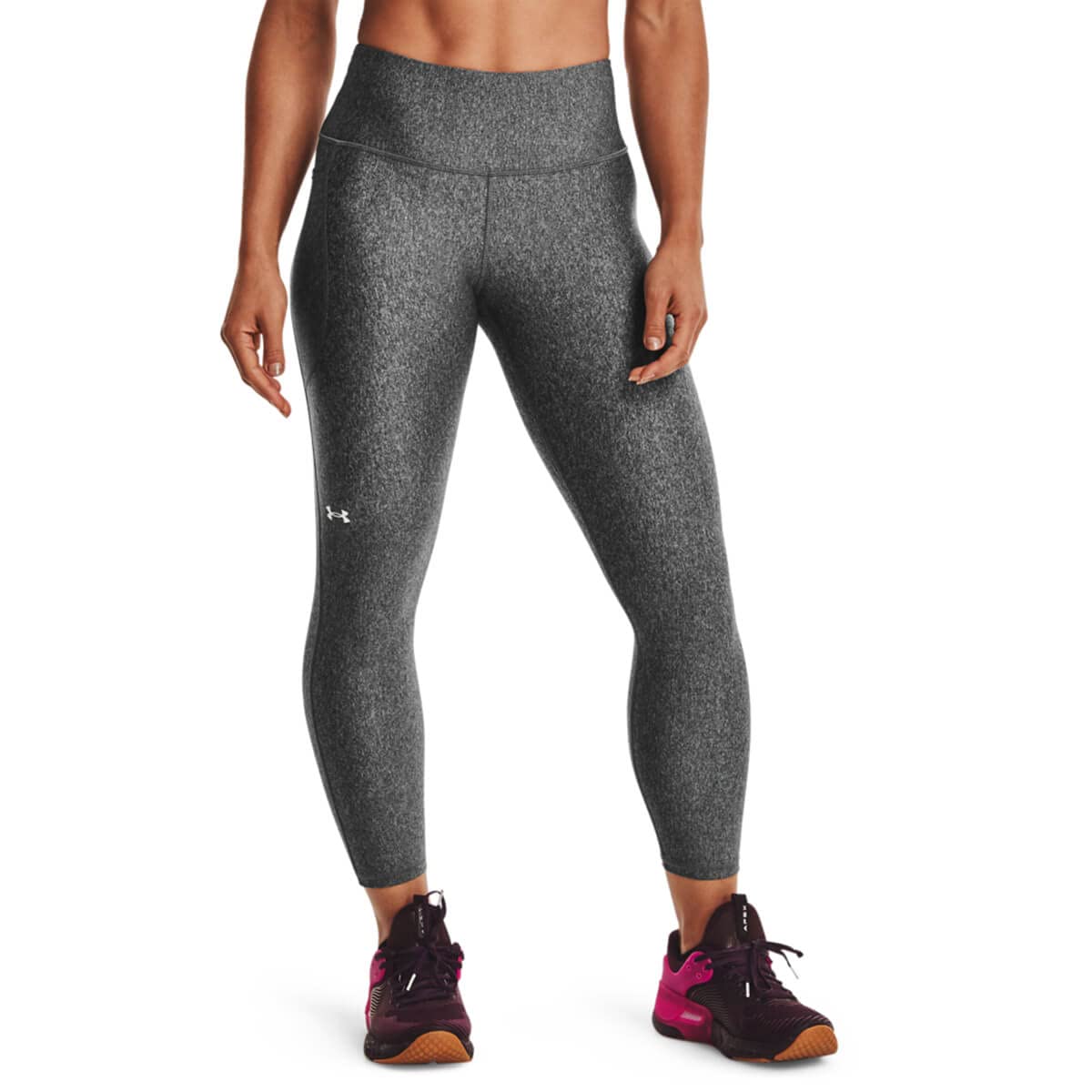 Under Armour Women's HeatGear Armour High No-Slip Waistband Ankle Leggings Leggi