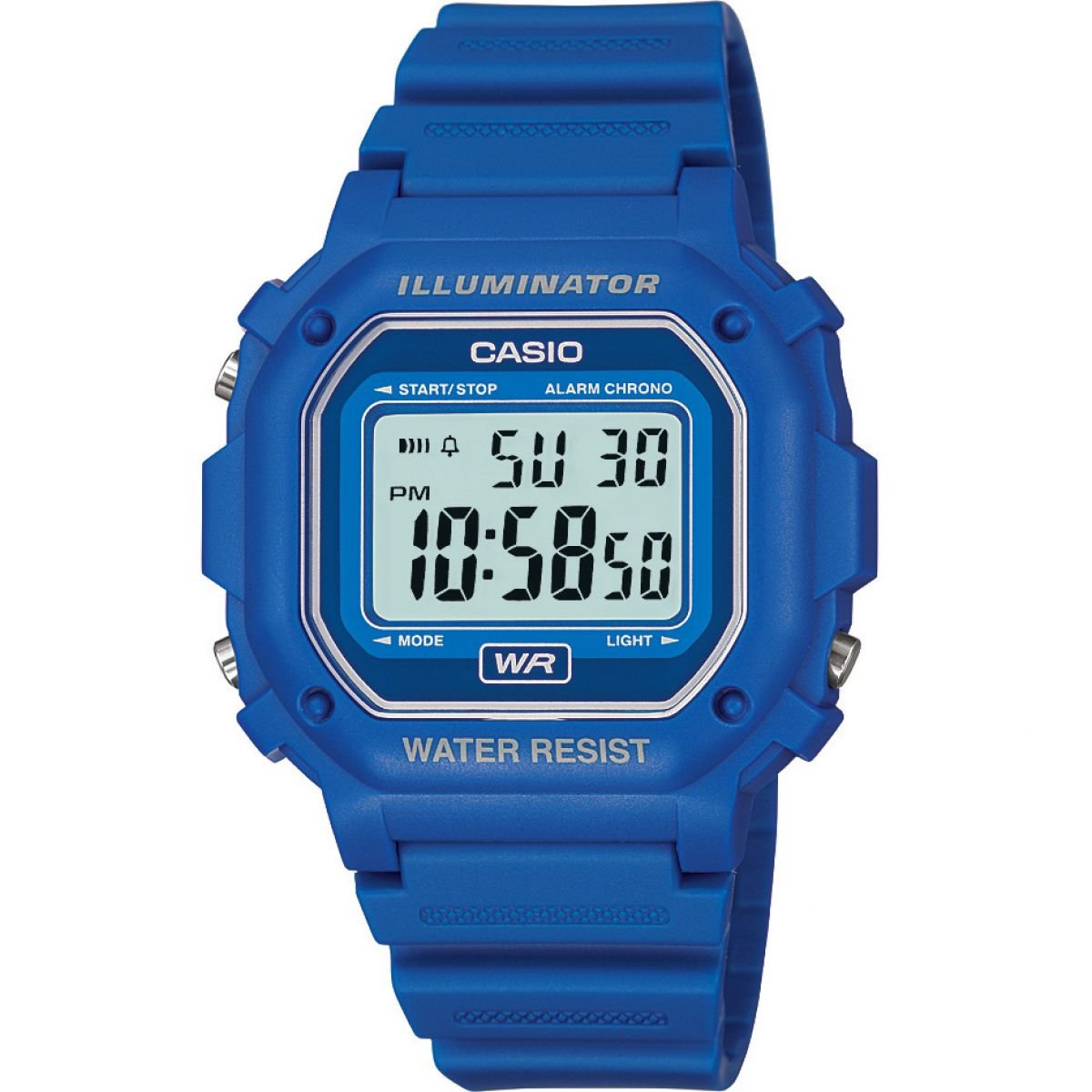 Casio Men's Digital Quartz Watch with Resin Strap F-108WH-2AEF