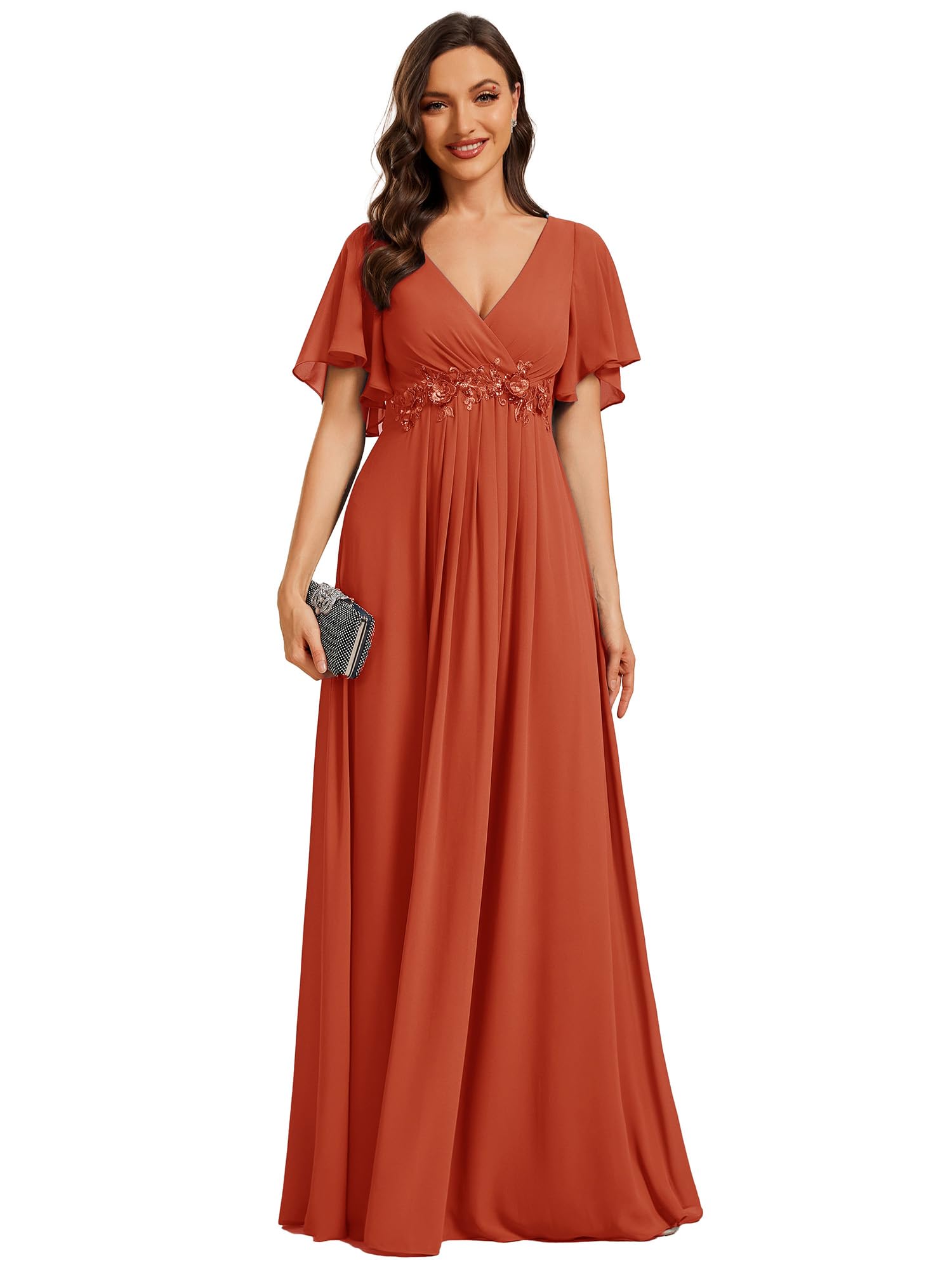Ever-Pretty Elegant Evening Dresses Wedding Dresses Extra Long Women's Guest Dre