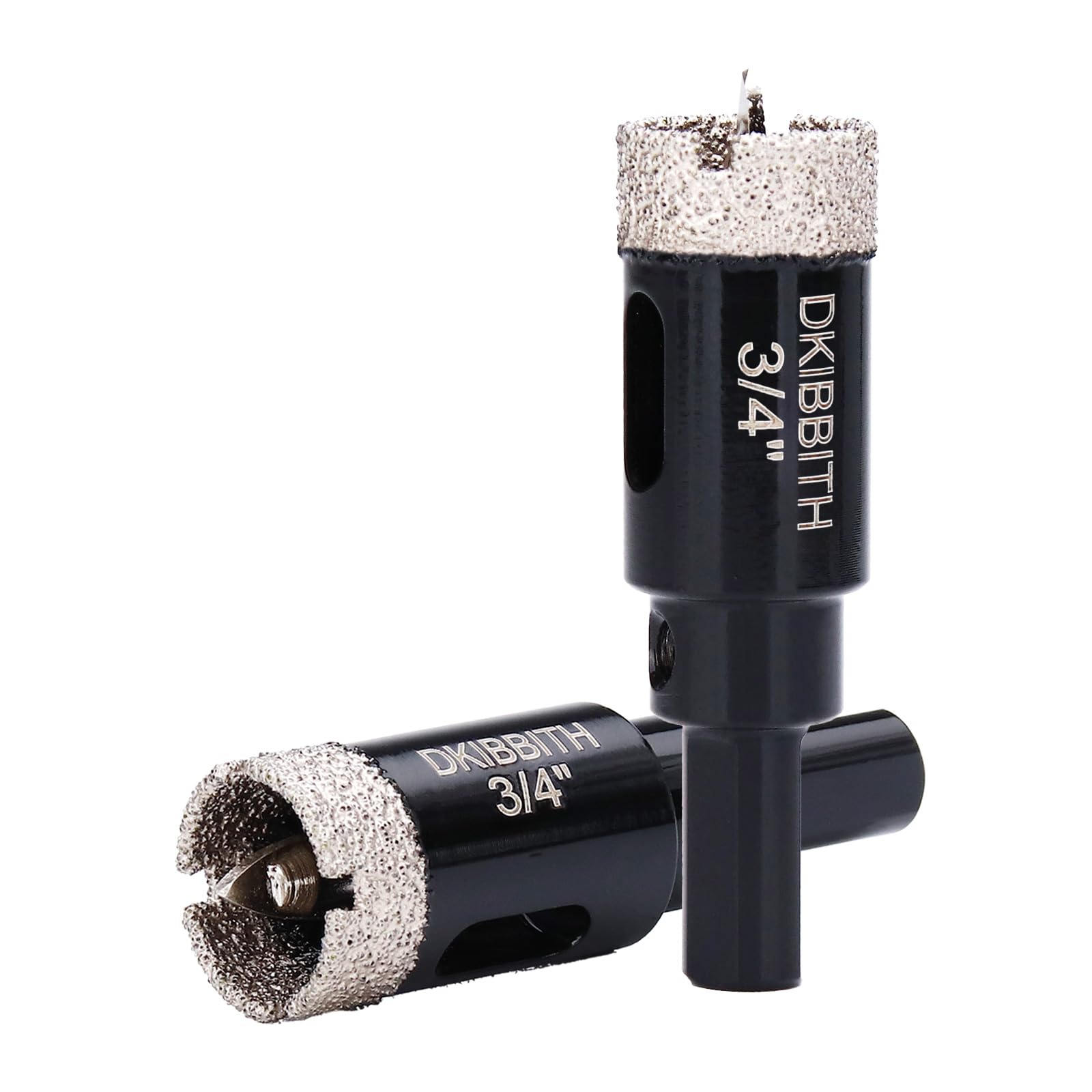 3/4" Diamond Hole-Saw Bits with Pilot Drill Bit - 2pc 3/4 inch Diamond Tipped Ti