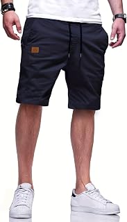 Tansozer Men's Summer Chino Casual Shorts with Pockets