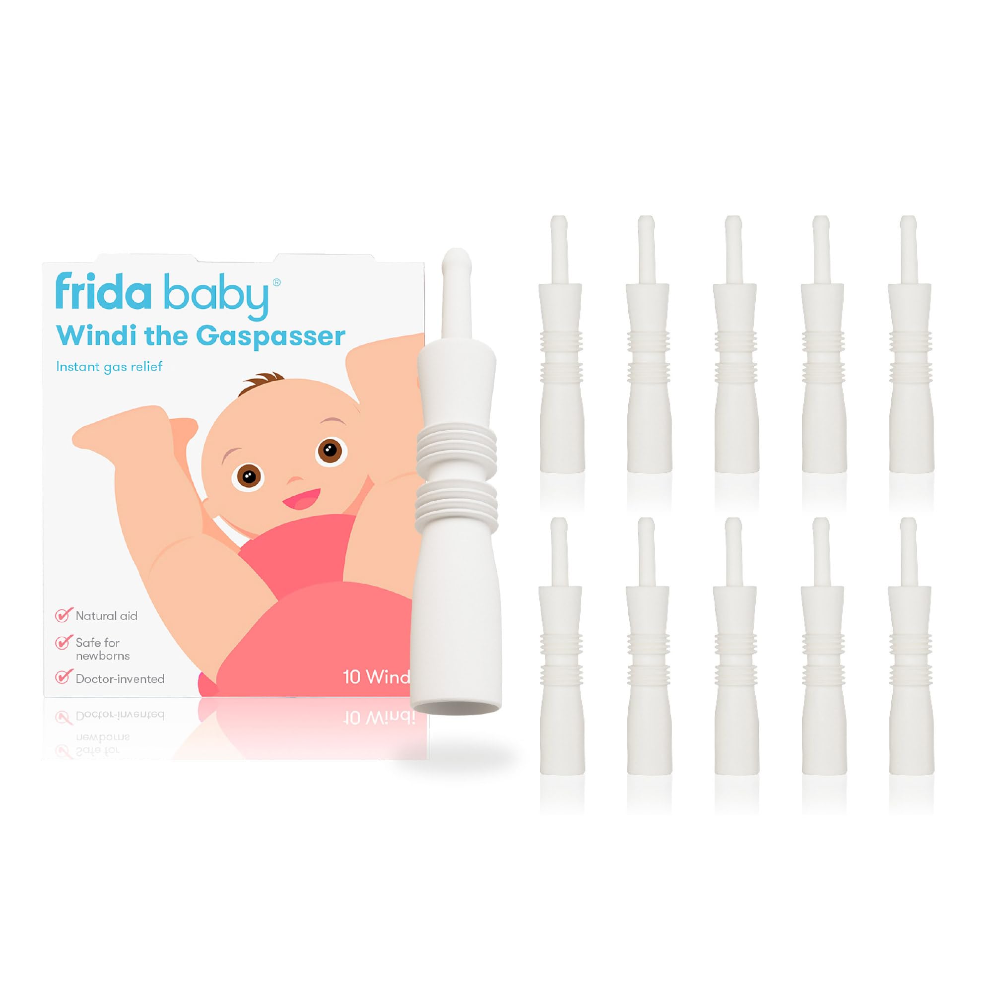 Frida Baby Windi Gas Passer, Baby Gas Relief for Babies & Infants, 10ct | Drug F