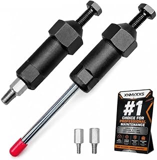 Heavy-Duty Grease Fitting Unclogger Tool, 600 PSI Grease Zerk Cleaner | For Hardened Lubricant Buildup, M6 M8 Compatible for Tractors, Vehicles, Farm &amp; Construction Equipment Use(Long+Short)