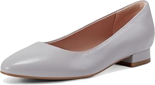 Rockport Women's Tessa Ballet Flats, Light Blue Leather, 36 EU