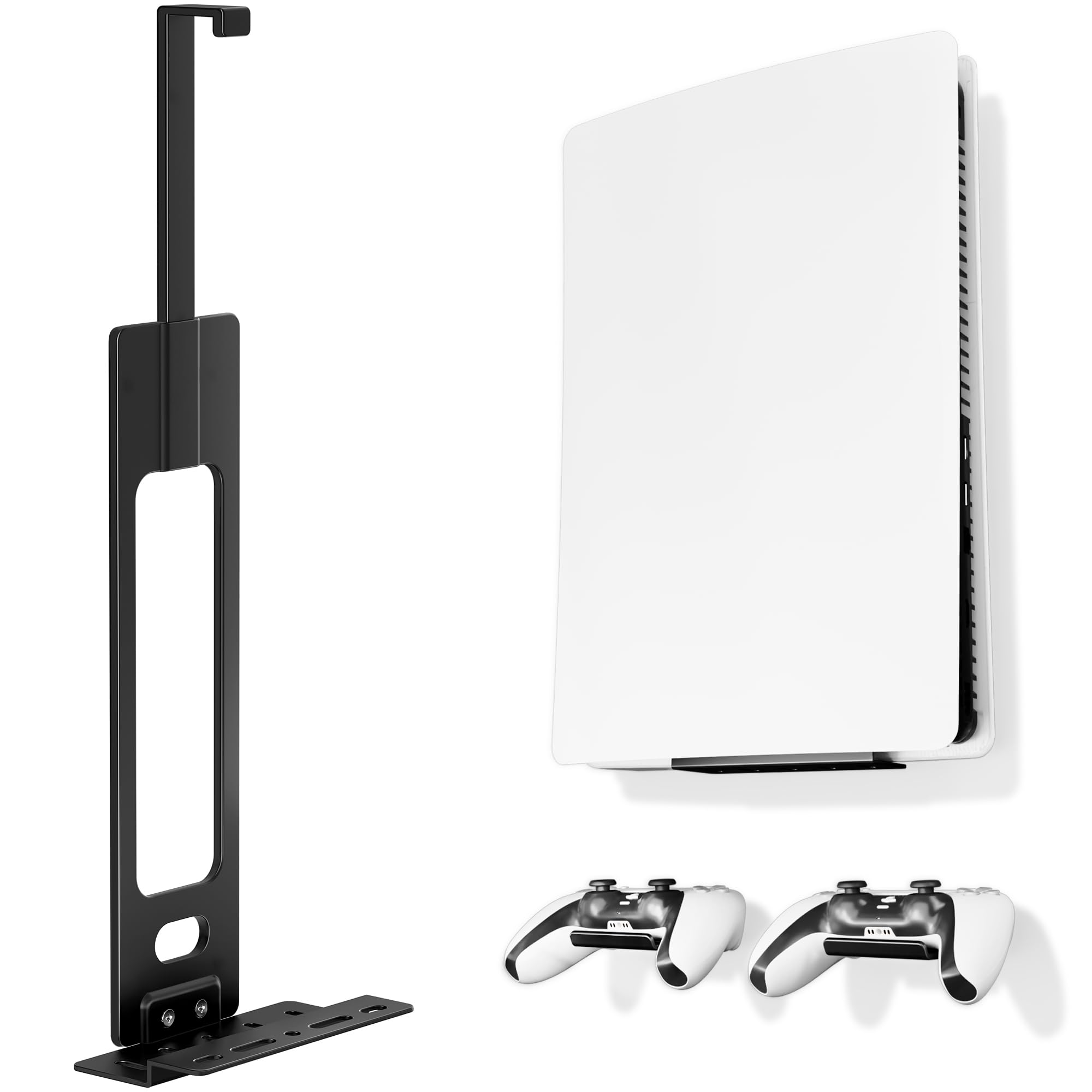 pickpiff PS5 Wall Mount Bracket, Compatible with All PlayStation 5 Models (Disc,