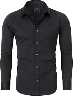J.VER Men's Linen Shirt Short Sleeve Regular Fit Casual Summer Beach Pocket Navy XXXXXL, navy