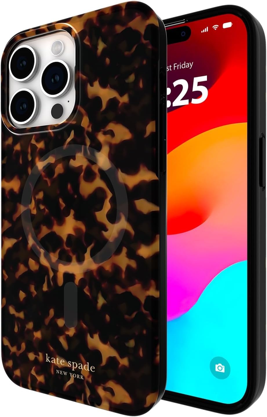 kate spade new york iPhone 15 Pro Max Case, Compatible with MagSafe - Tortoisesh