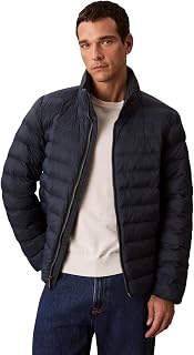Calvin Klein Ls Nylon Lt Wt Hooded Fz Puffer Lv04RC511G Men's Jackets