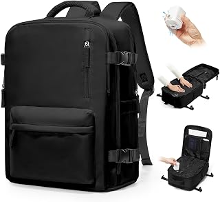 BJLFS Ryanair Travel Backpack, 40 x 30 x 20 cm, 40 x 30 x 20 cm, Waterproof Travel Bag for Easyjet 45 x 36 x 20 cm, Vacuum Airbag with Pump