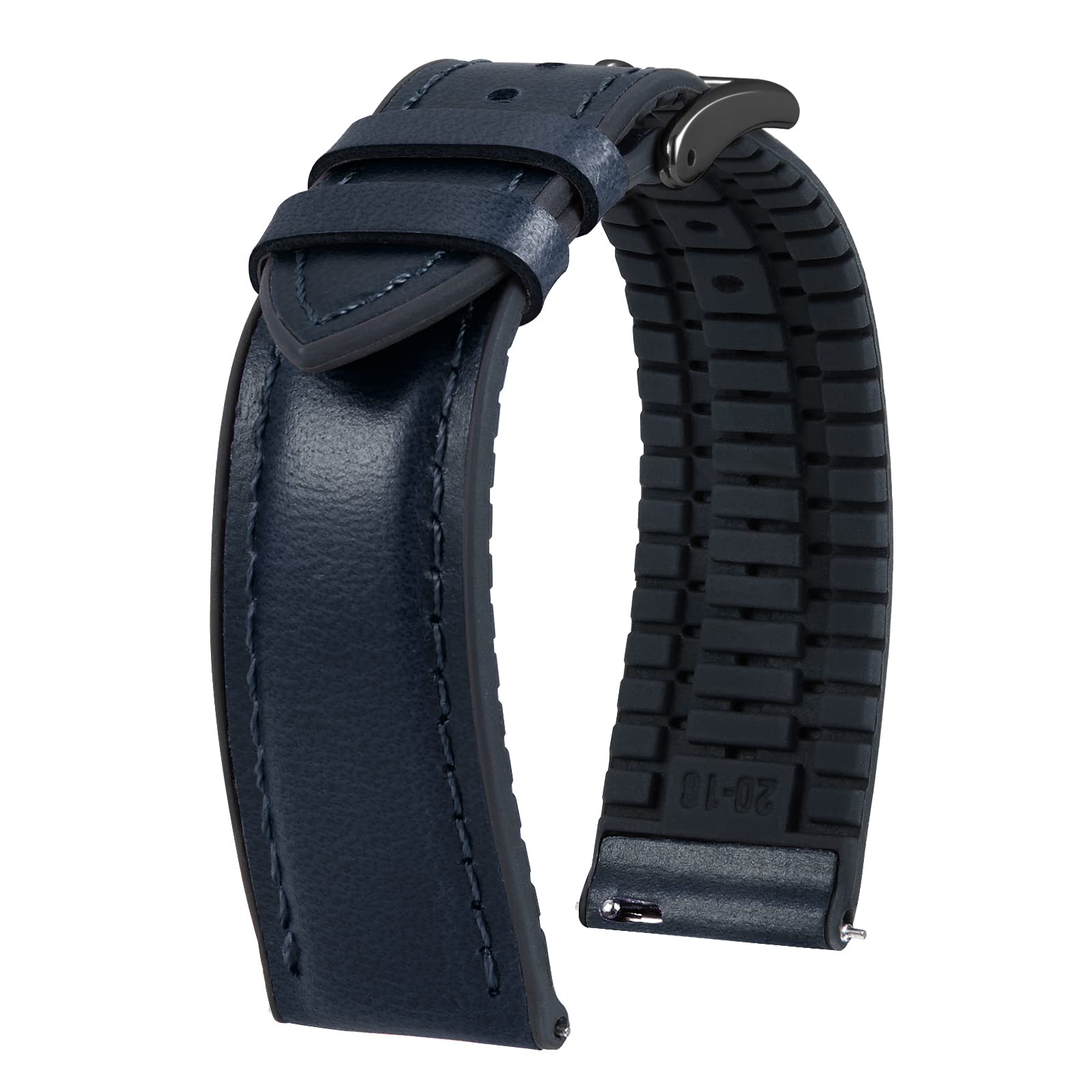 BINLUN Leather Watch Bands 14mm 16mm 18mm 19mm 20mm 21mm 22mm Watch Strap Leathe