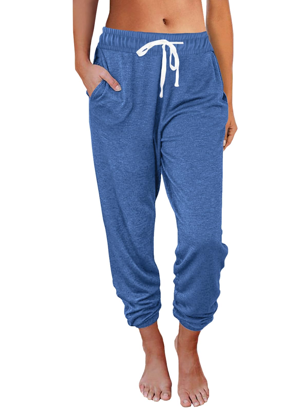 AUTOMET Women's High Waist Lounge Sweatpants Baggy Slacks (pack of 1)