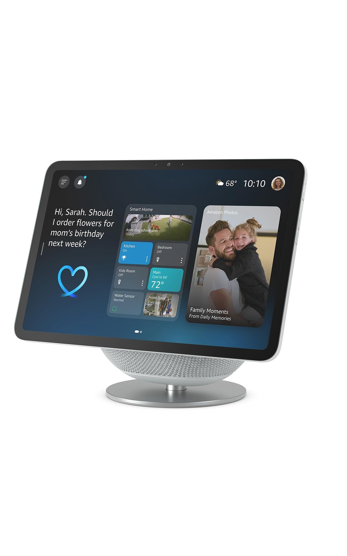 Amazon Echo Show 11 (2025 release) with Amazon Adjustable Stand | Glacier White