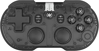 CRKD ATOM+ Wireless Mini Controller - Compatible with Nintendo Switch 2, Switch OLED, iOS, Android, PC & Smart TV - Smoke Black Edition