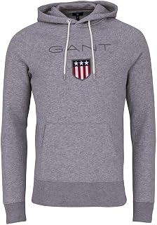 GANT Men's Regular Coat Hoodie, Fresh Blue