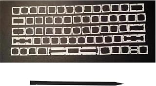 Replacement US Keyboard Full Set Butterfly Hinge Clip and Tool Fit for MacBook Pro/Air Retina 13/15" Model A1989 A1990 A2159 A1932 EMC3301/3184/3214/3358 2018-2019 Year