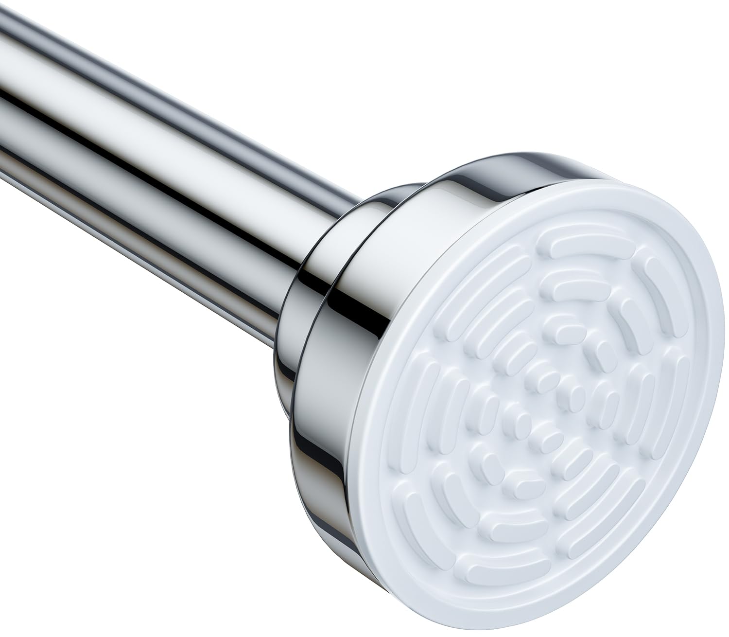 Ausemku Shower Curtain Rod Tension - 32-80 Inch Never Rust Non-Slip Spring Tensi