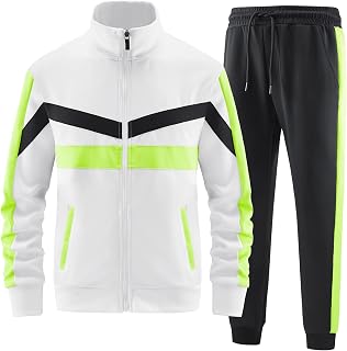 ANOTWENER Men's Tracksuit Set 2 Piece Jogger Sweat Suit Lounge Set