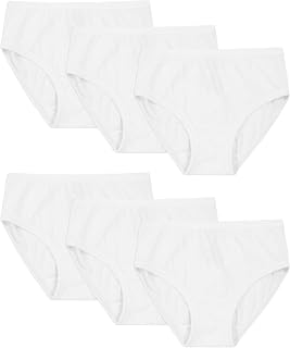 Fruit of the Loom Girls' Cotton Brief Underwear Multipacks