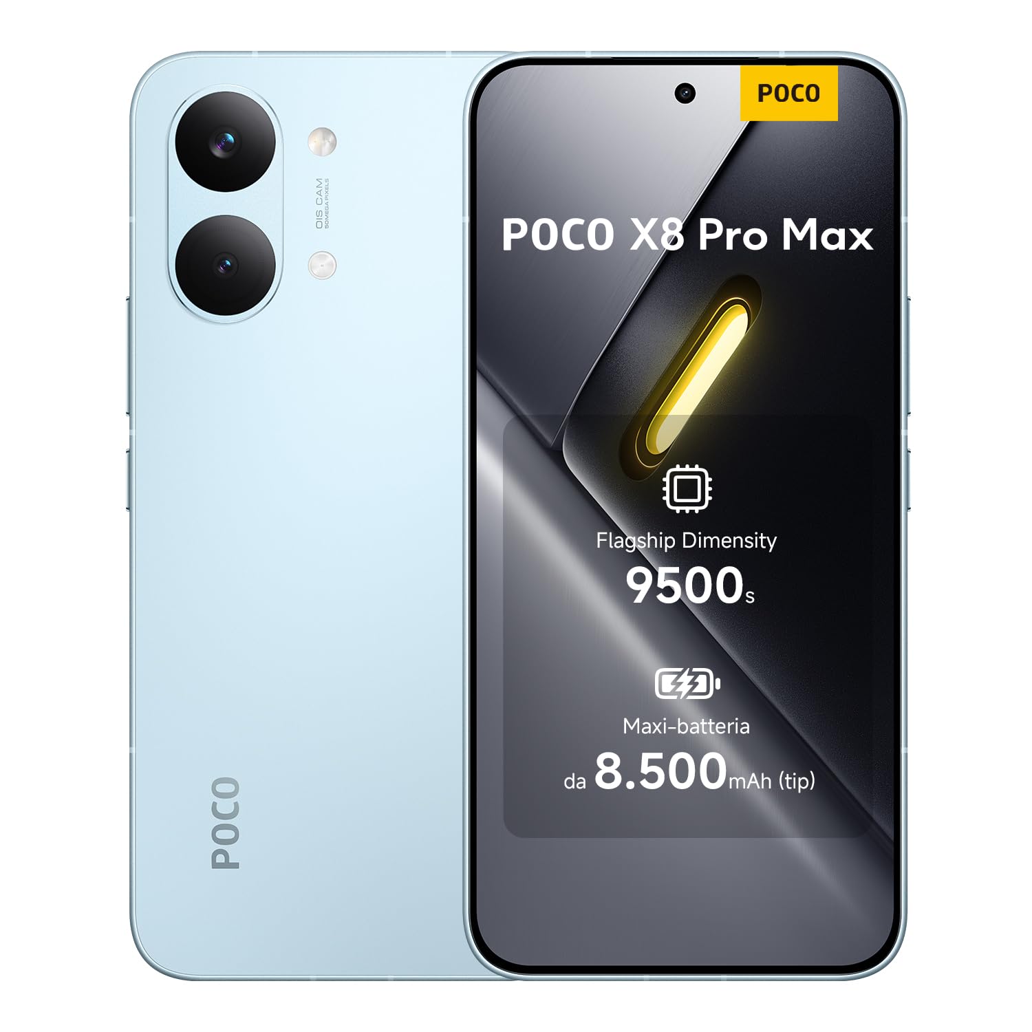 POCO X8 Pro Max, Smartphone 12+256GB, Blue, Dimensity 9500s