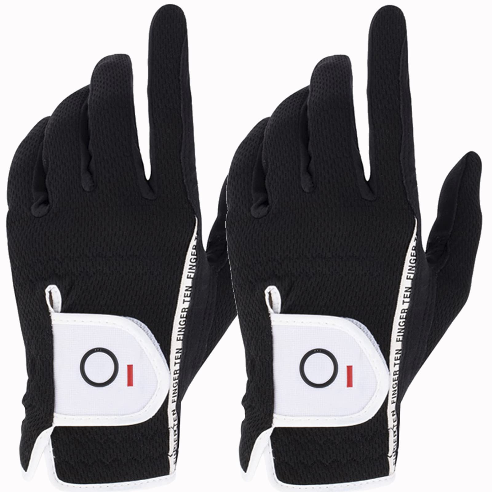BRAMASOLE Men's Golf Gloves Rain Grip 2 Pack | Left or Right Hand Options, Breat