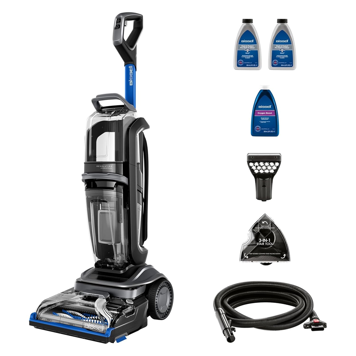 BISSELL Revolution HydroSteam Carpet Cleaner 1300W 3670N