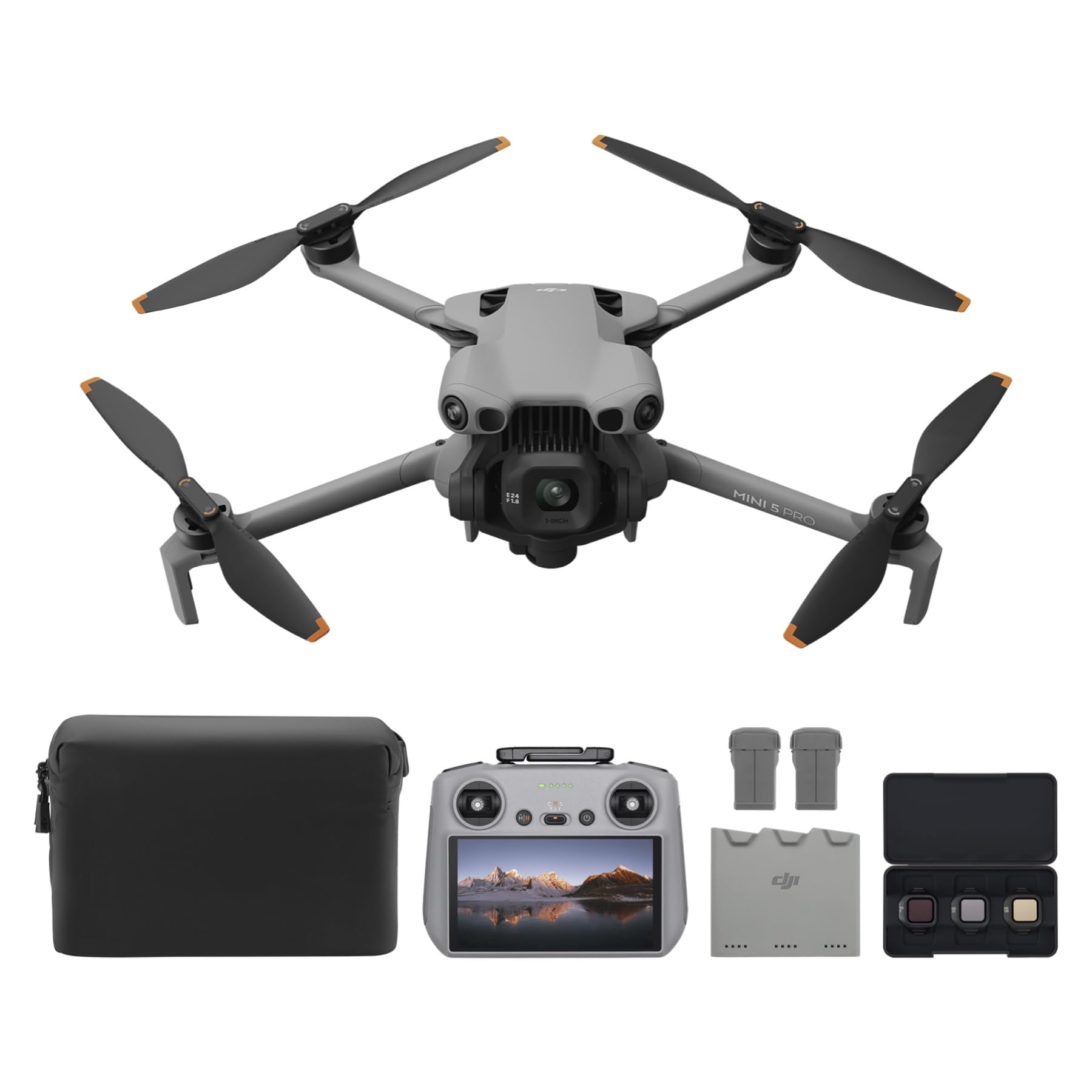 DJI Mini 5 Pro Fly More Combo With DJI RC 2, 1-Inch CMOS | 4K Drone for Beginner