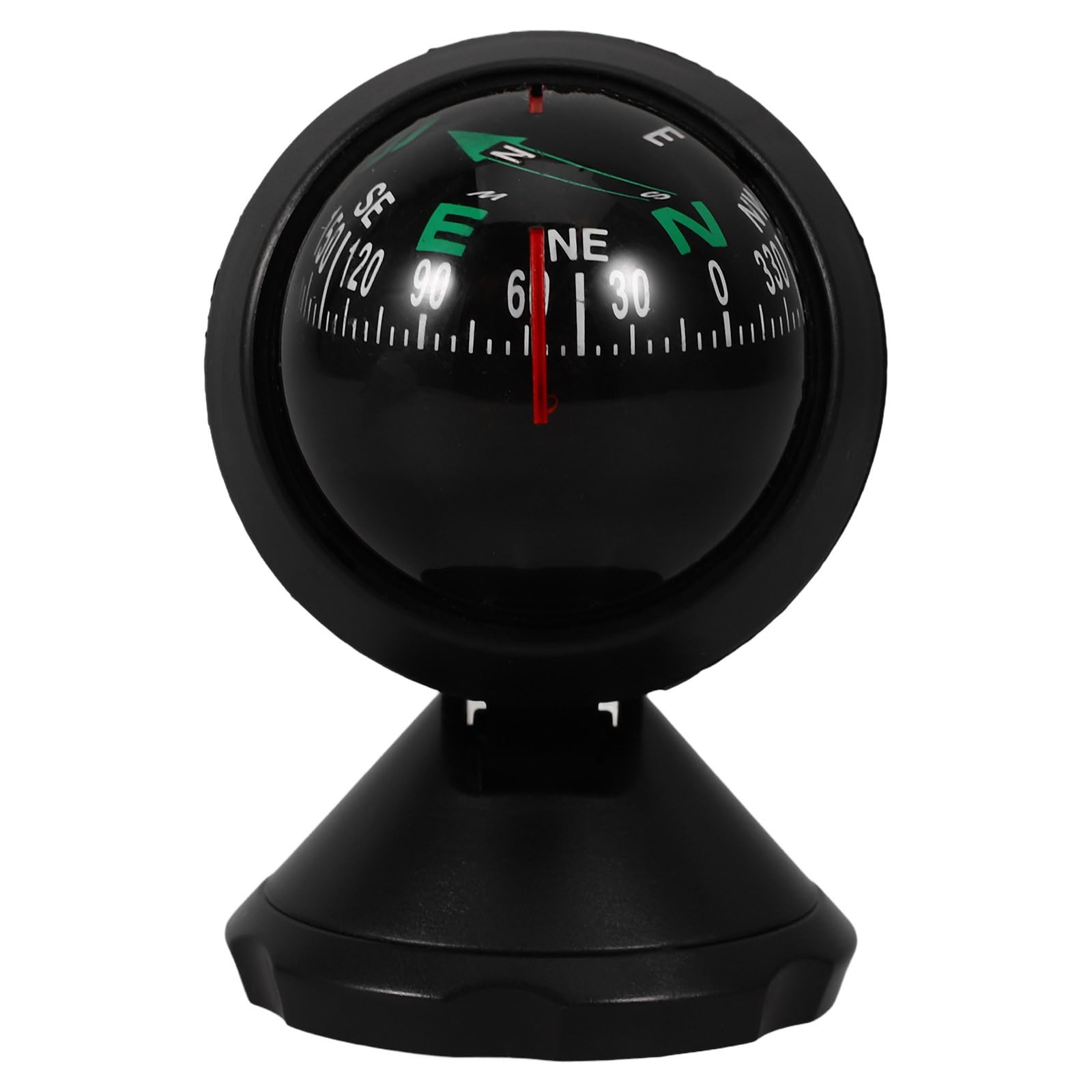 Homoyoyo Adjustable Car Compass with Stick-On Base | Universal Dashboard Navigat