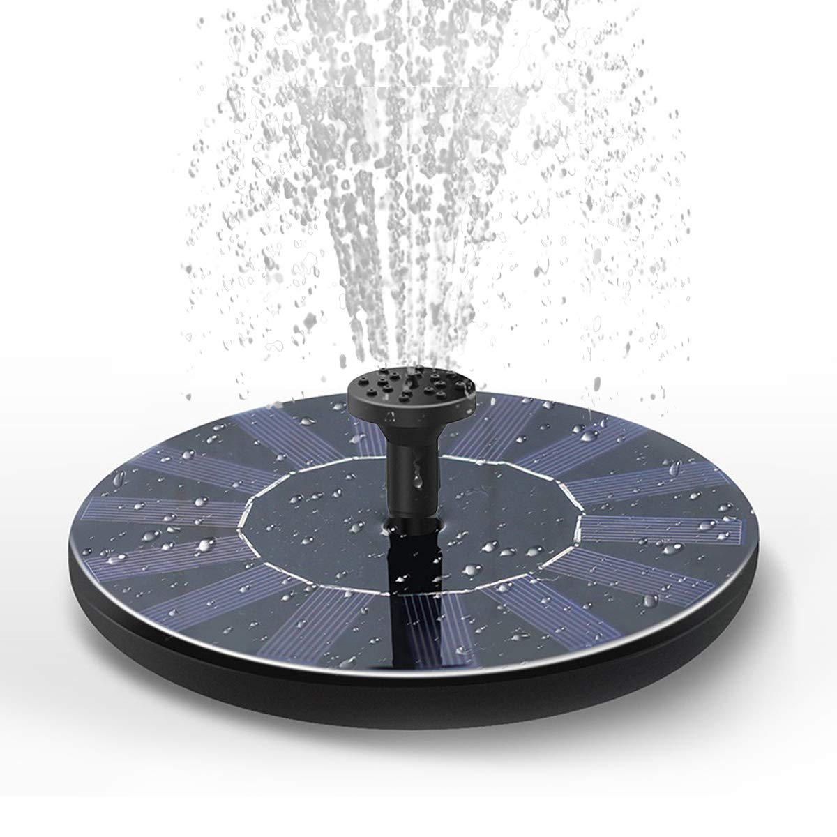 Solar Fountain Water Pump for Bird Bath, New Upgraded Mini Solar Powered Fountai