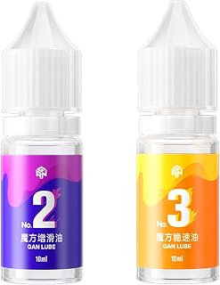 CuberShop GAN Lube Set Bundle (V2 & V3 Lube), 10mL Big Speed Cubing Lubricant Bundle, GAN Professional Lubrication for Speed Cubing