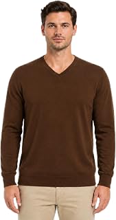 Krumba Men Cotton Oversized V-Neck Put On Sweater