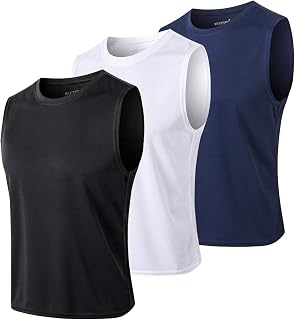MEETYOO Debardeur Homme Maillot Sport Respirant pour Running Jogging Gym