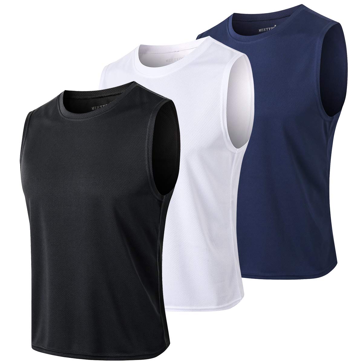 MEETYOO Debardeur Homme Maillot Sport Respirant pour Running Jogging Gym